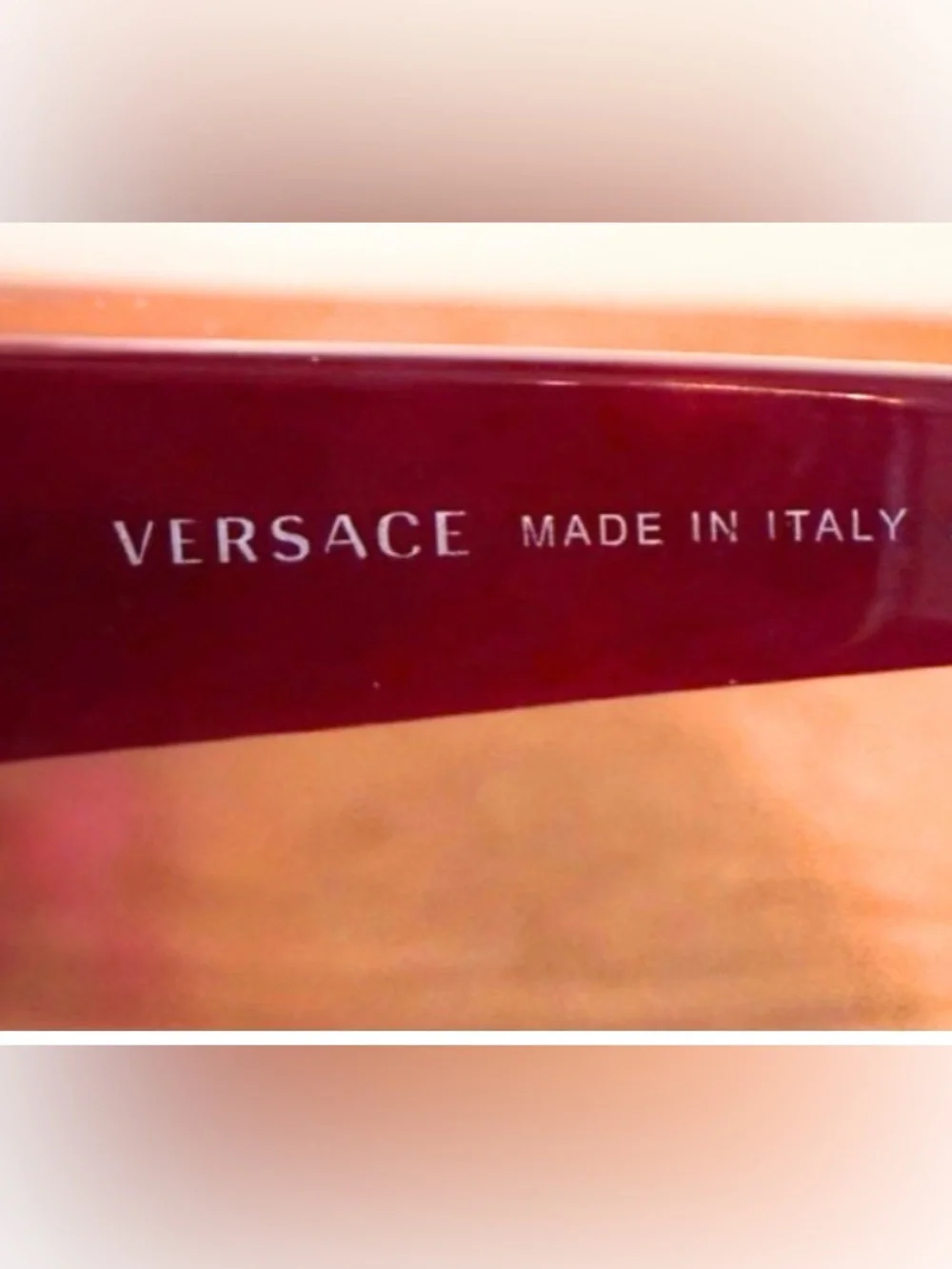 Vintage Versace Red Sunglasses - Picture 9 of 10